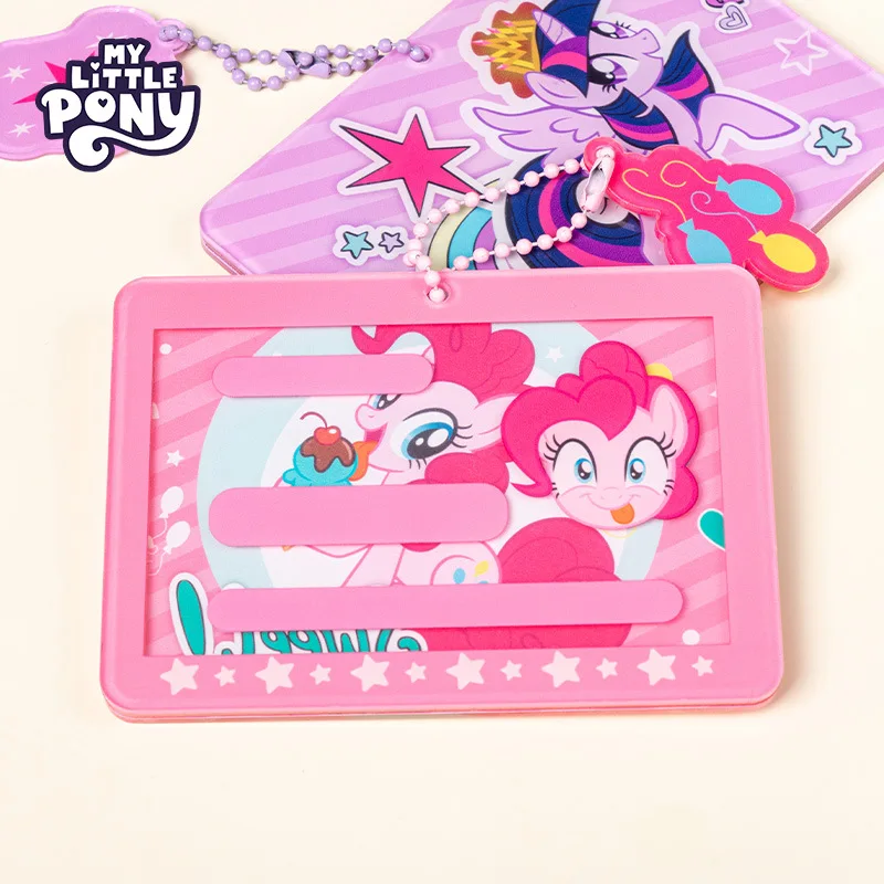 Фото Милый аниме-держатель для карт My Little Pony, чехол для студенческого удостоверения, защитный чехол для проездного и карты питания, держатель для рабочего пропуска для девочек №3
