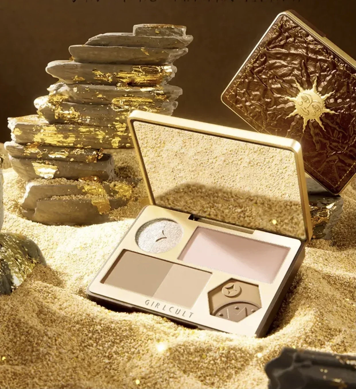 Новая серия встраиваемая Палетка для лица жемчужные матовые хайлайтеры румяна