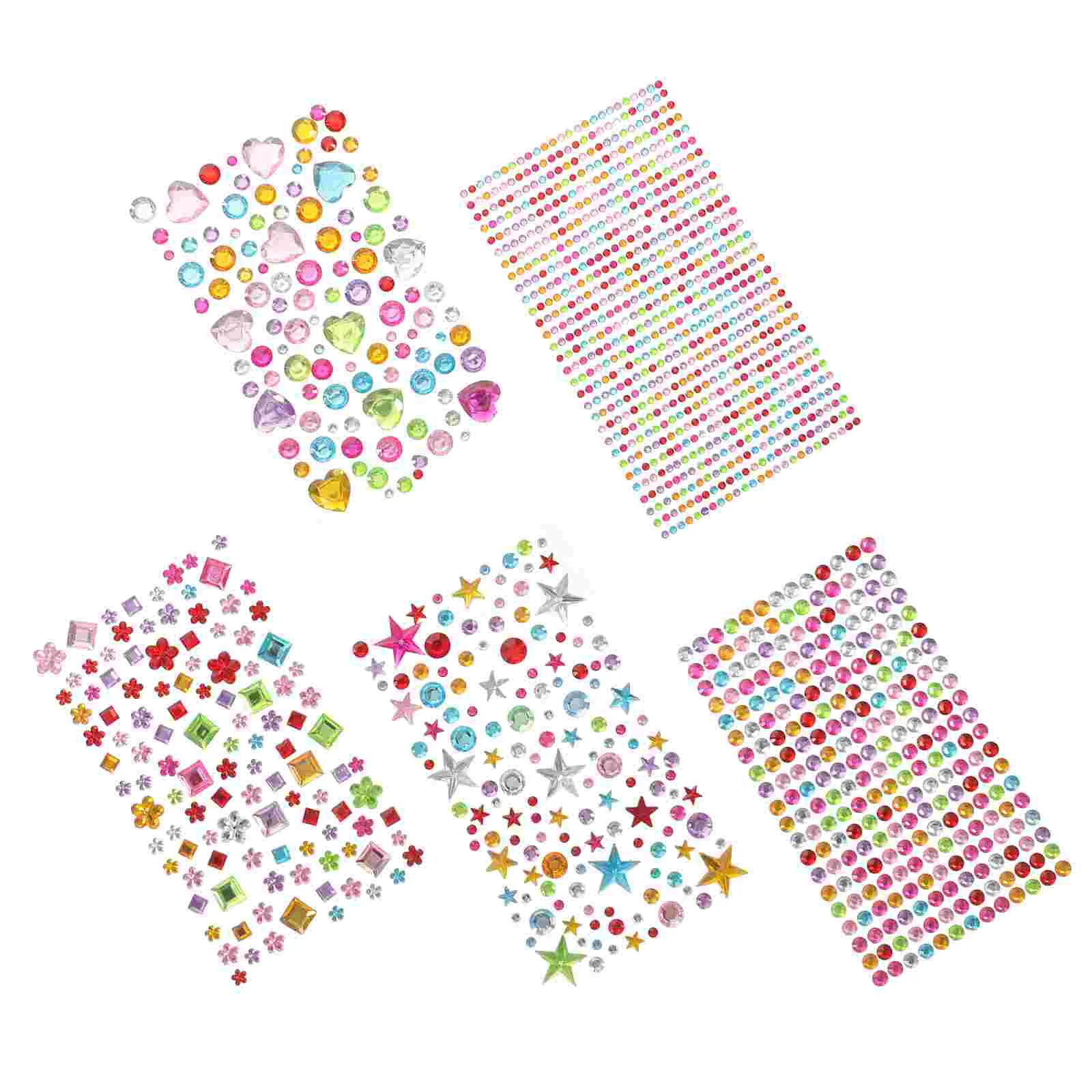 

Self Adhesive Craft Jewels DIY Crystal Drill Stickers Crystals Decor Decorative Gems