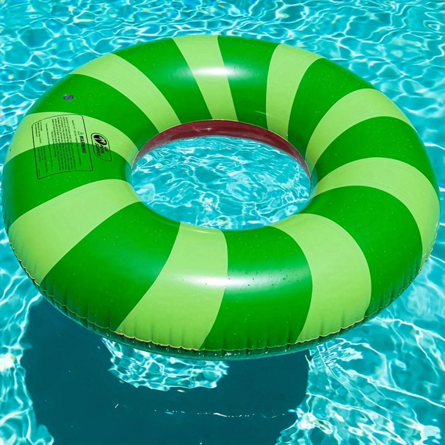 Giant 4ft Inflatable Watermelon Pool Loop Float - Fun Summer Swim Ring - Summer Leisure Raft (art.: 3920ca22cbede) - 3920ca22cbede