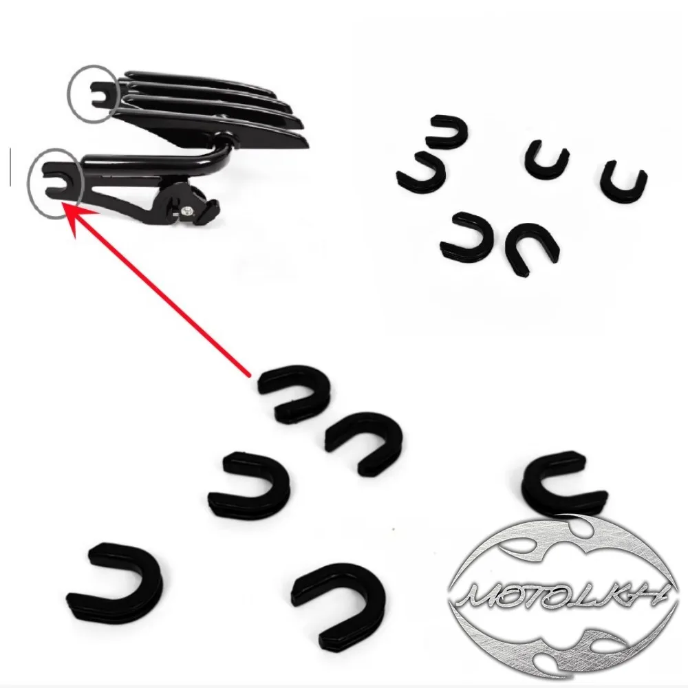 

Для Harley 52682-09 багажник, боковая пластина, монтажный кронштейн, втулка, подходит для Harley Touring, спинка Sissy Bar 1987-2024