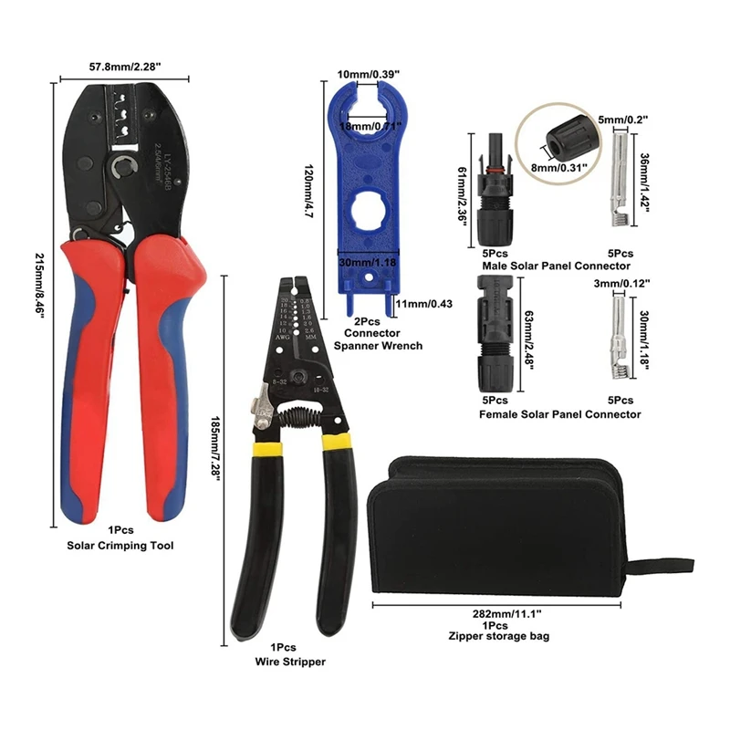 Набор инструментов для обжима солнечных батарей 2 5/4 0/мм² солнечная панель