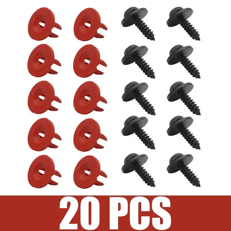 

20 шт. зажимы для крышки поддона двигателя, винты для Volvo V50 C30 для Jaguar, Ford Focus Ii 04-11 C-max 03-10 для Mondeo Mk3 00-07