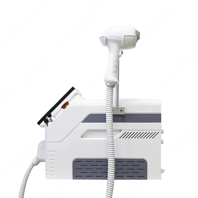 Бесплатная доставка НОВЕЙШАЯ портативная Диодная лазерная машина 808 нм для