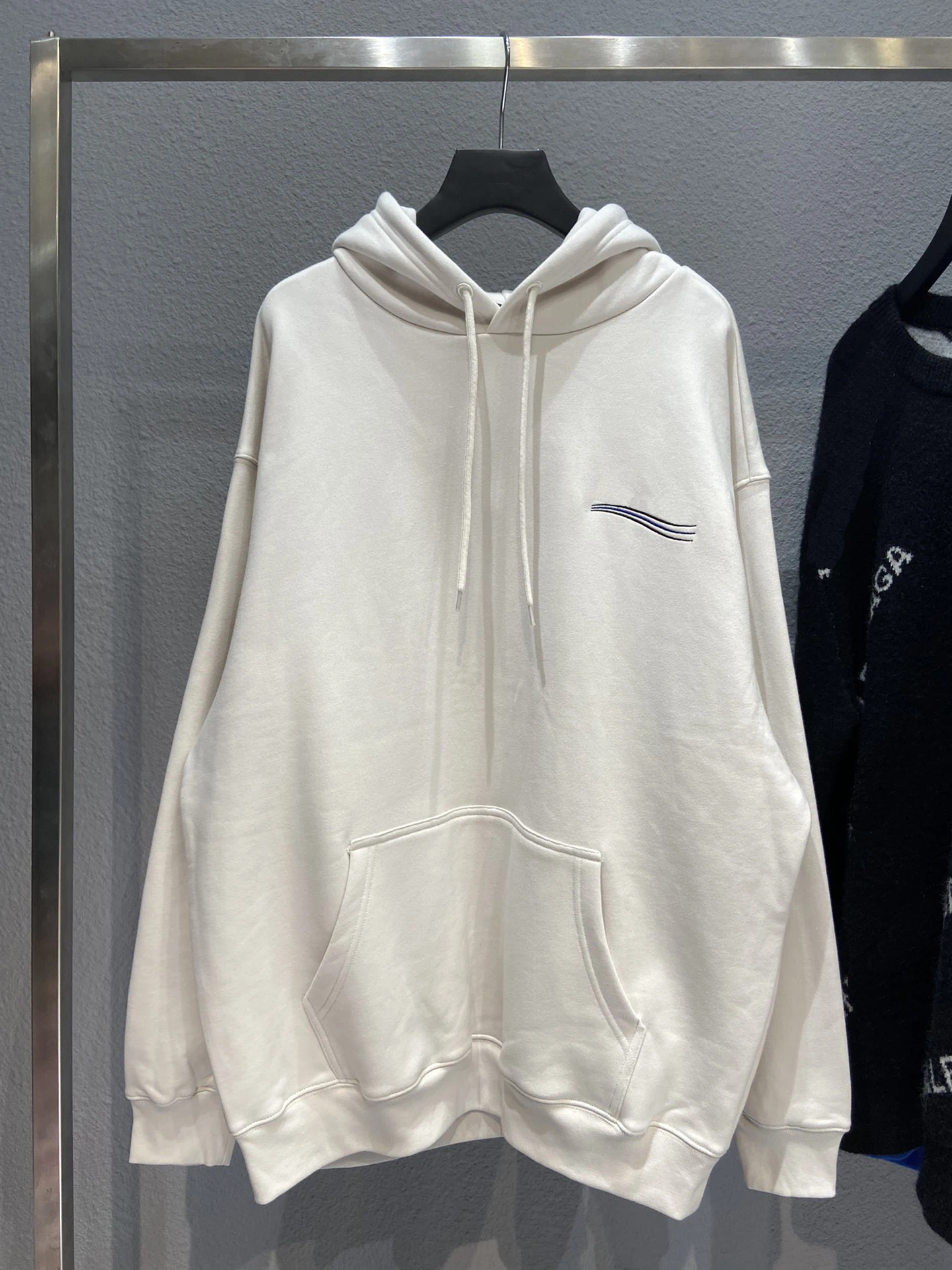 

Men's Plus Size Hoodie Crew Neck Embroidered Print Polar Couple Style Winter Wear Street Cotton