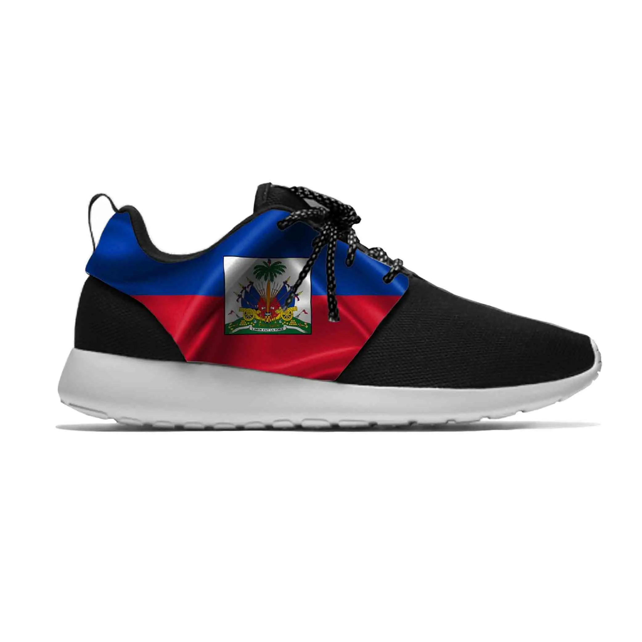 

Haiti Haitian Flag Patriotic Pride Fashion Funny Sport Running Shoes Casual Breathable Lightweight 3D Print Men Women Sneakers
