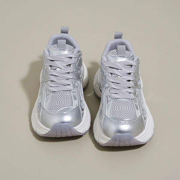 Женские кроссовки на платформе. Женская обувь. Летняя Теннис. обувь толстой