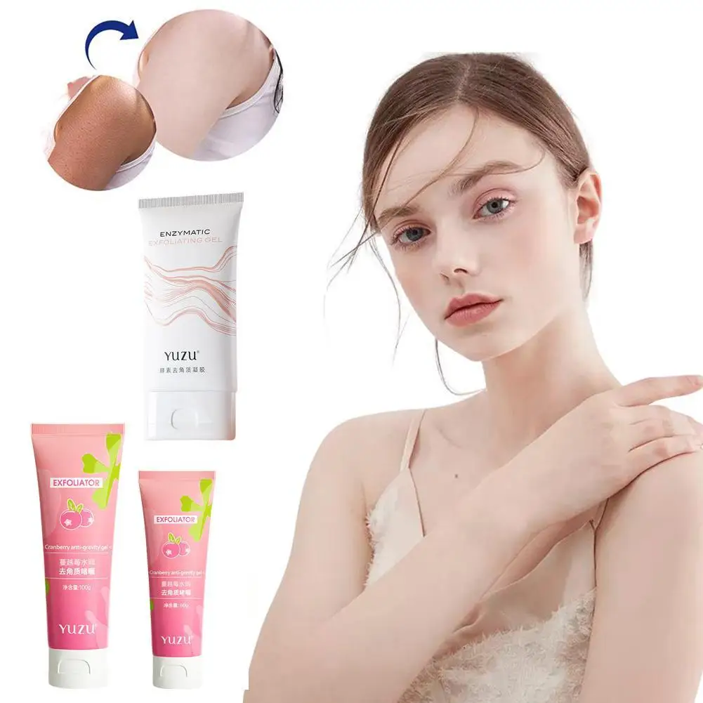 

60/100g Exfoliating Face Scrub Peeling Gel Moisturizing Whitening Cranberry Remove Blackhead Acne Clean Soften The Skin Gel