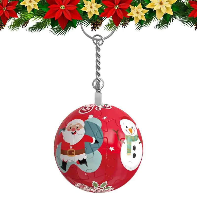 

Брелок для ключей, картинка-головоломка для детей, сувениры, рождественский подарок, классные награды, 3D головоломки с шариками для мальчиков и девочек, карман
