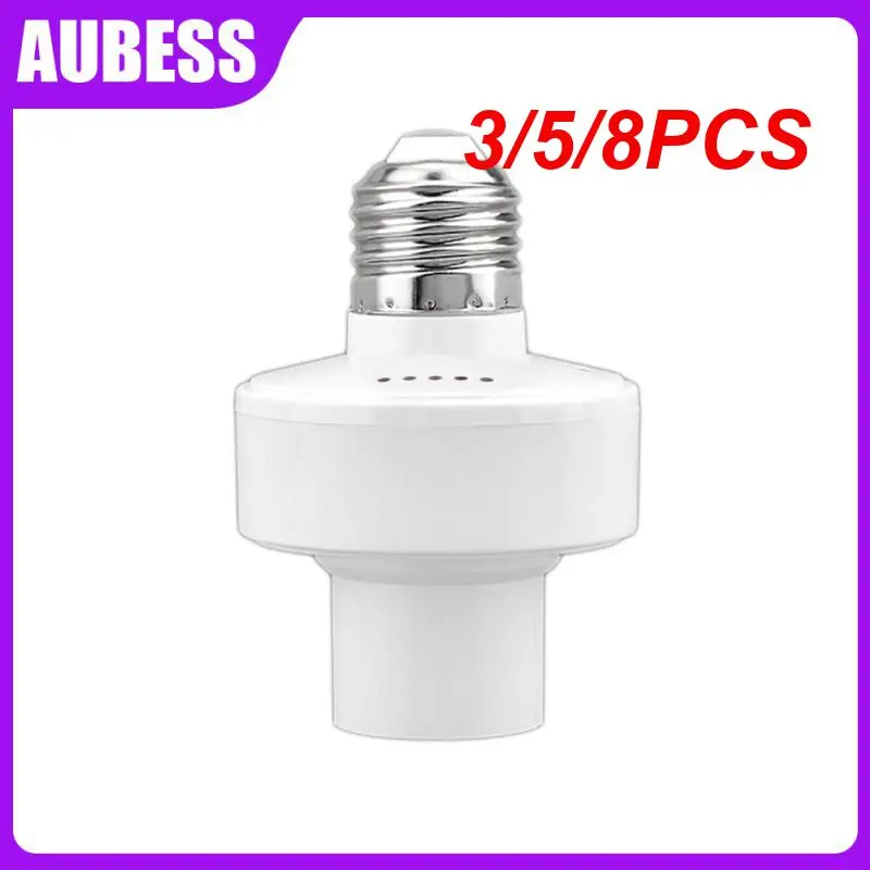 

3/5/8PCS Smart Life Lamp Holder Tuya Wifi E27 Smart Light Bulb Adapter Wireless Remote Contro Work With Alexa Google Home Alice