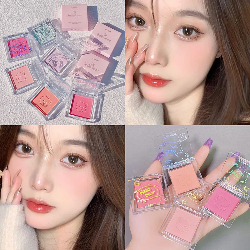 

Monochrome Blush Palette Matte Peach Rouge Powder Blusher Multicolored Long-lasting Waterproof Delicate Face Cheek Blusher
