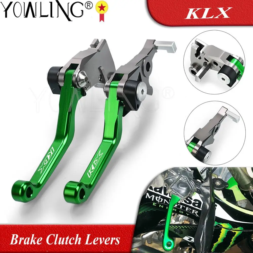 

For Kawasaki KLX125 KLX150 S BF L KLX230 R KLX250 S SF KLX Dirt Bike Pivot Foldable Brake Clutch Levers Motorcycle Accessories