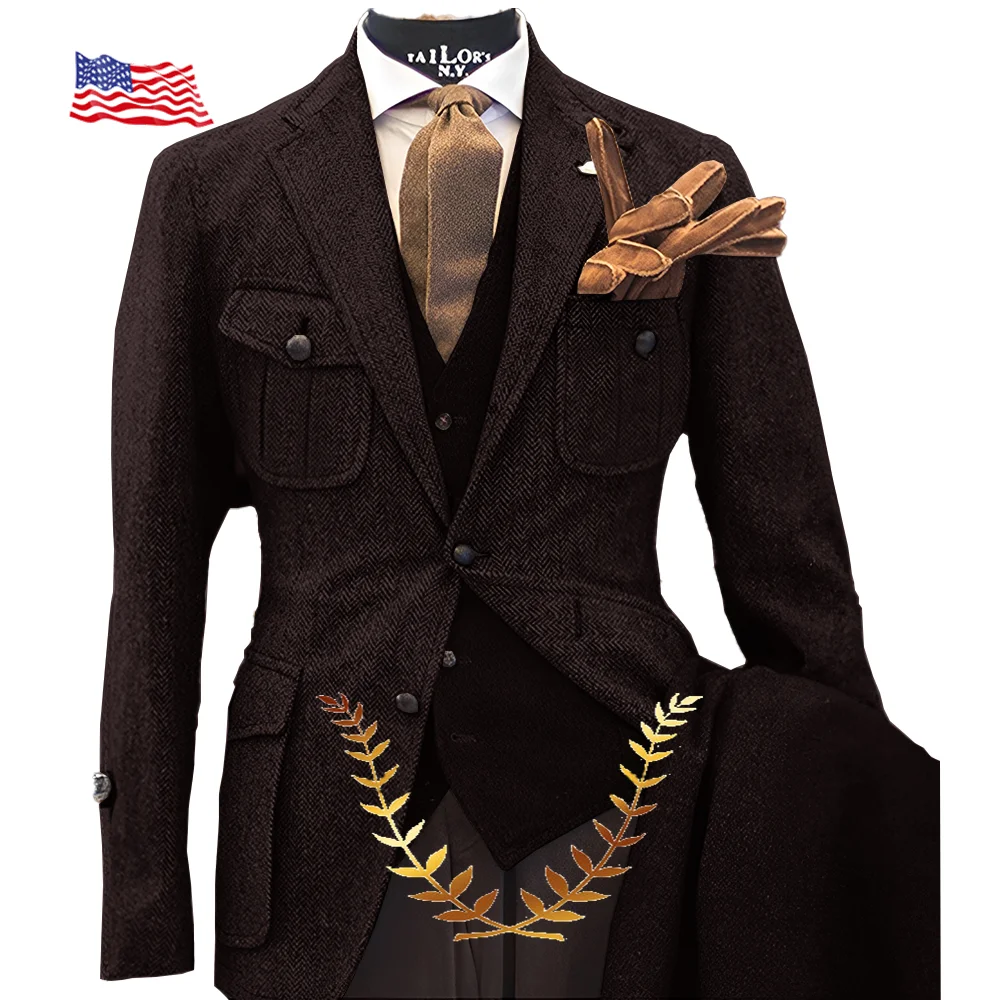 Рисунок 4 - Мужской костюм в елочку