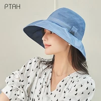 ptah summer new womens sun hats 100 mulberry silk hats upf 50 uv protection breathable lightweigh caps female not polyester