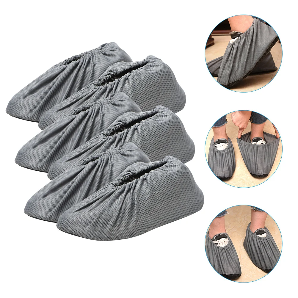 

3 Pairs of Household Shoe Covers Daily Use Shoe Covers Reusable Indoor Shoe Covers