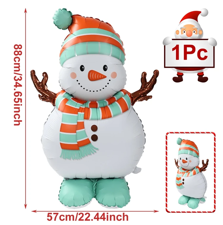 

Большие рождественские фольгированные шары