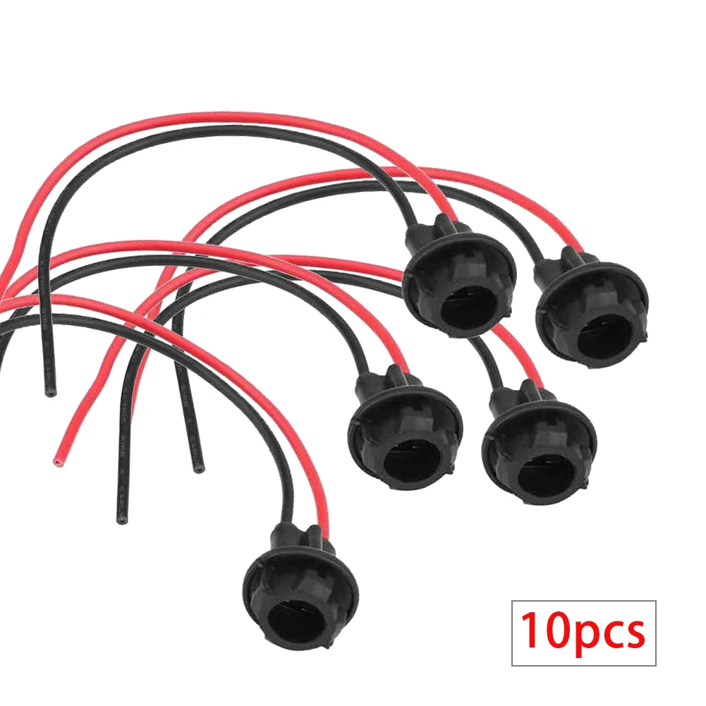 

10Pcs Car Female Extension Wiring Harness Sockets Adapters Connectors 158 161 168 175 194 2823 2825 2827 904 906 912 921 W5W 12V