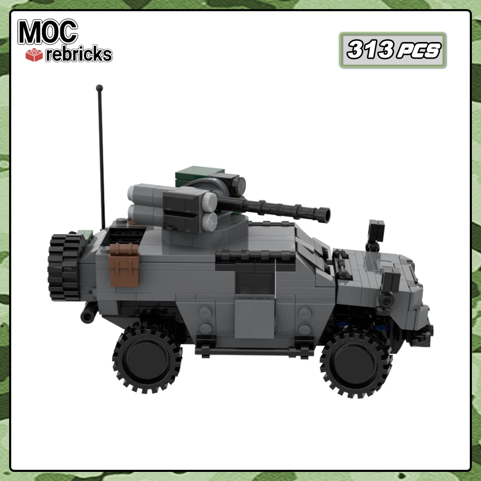 Военная серия VN4 разведчик автомобиль строительные блоки пехота боевой Модель