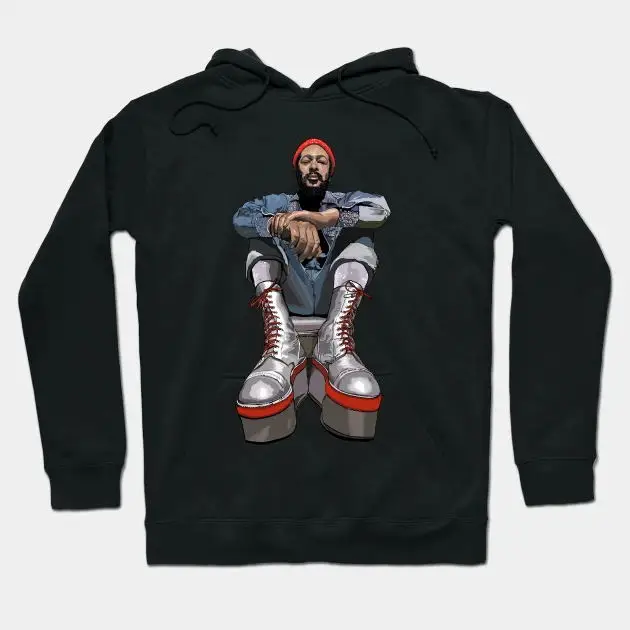 

Marvin's Platform Boots Hoodie Marvin Gaye Hoodie