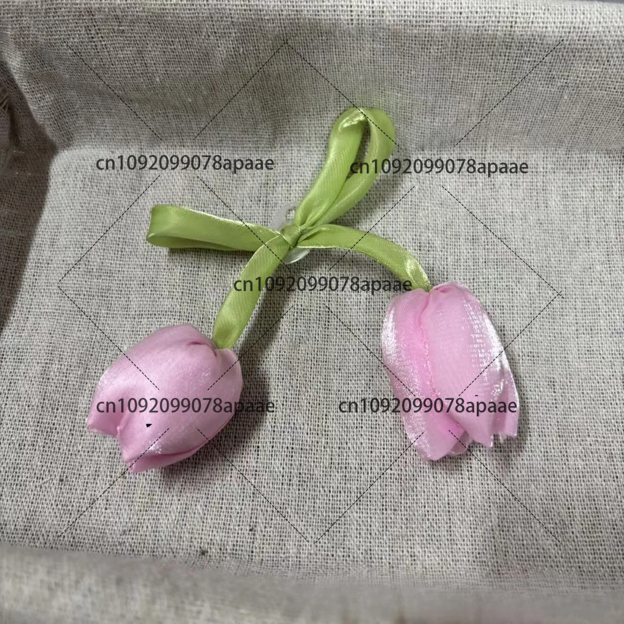 

Искусственные цветы корейские тюльпаны бабочки из хлопка и полиэстера