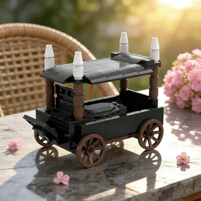 Фото Конструктор MOC Corpse Dragger (131 деталь), коллекционная модель в западном стиле, набор для сборки, подарок для фанатов №1