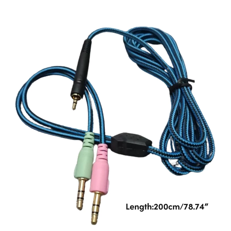 Нейлоновый плетеный кабель UNP для ПК гарнитур Sennheise GSP350 GSP600 Прямая поставка