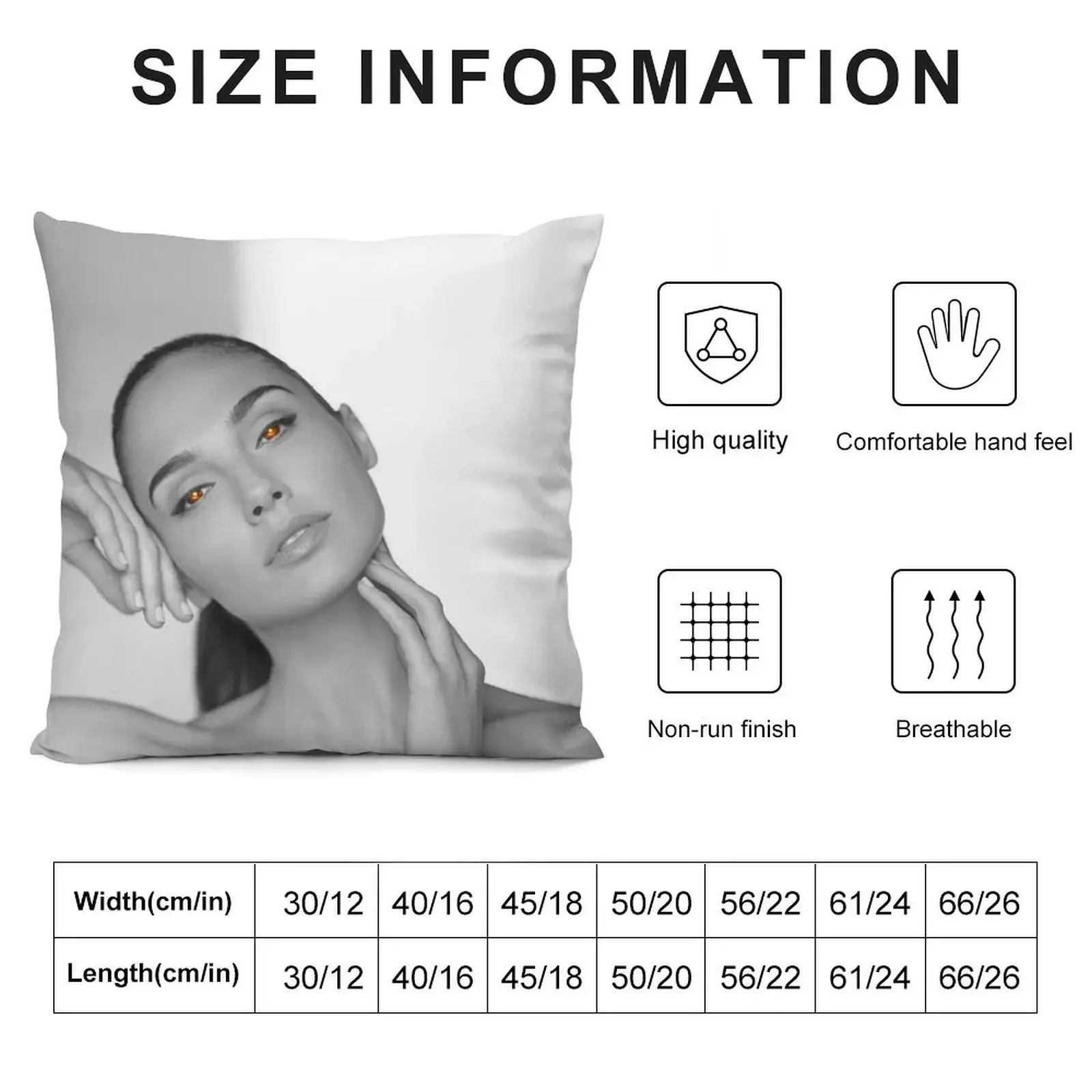 Декоративный чехол для подушки Mrs. Gadot 2