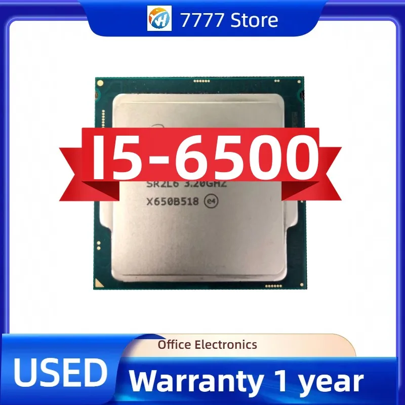 

Intel CPU processor quad core quad threaded core i5 6500 3.2GHz LGA 1151 for desktop computers