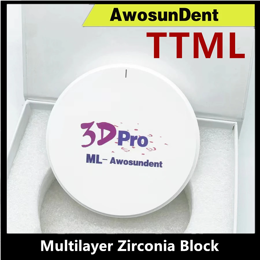 

Циркониевые блоки 3D Pro 98x18 мм