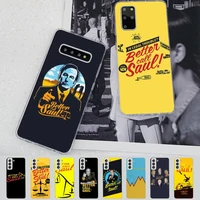 yinuoda better call saul phone case for samsung s21 a10 for redmi note 7 9 for huawei p30pro honor 8x 10i cover