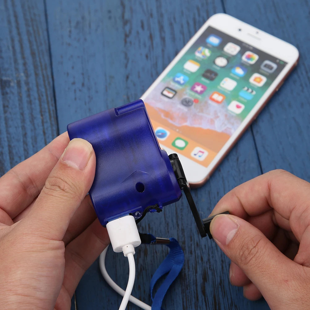 Флюоресцентное Зарядное устройство USB с рукояткой электрический генератор