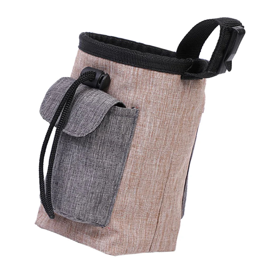 

Pet Training Bag Foot Storing Waist Bag Poop Bag Dispenser Adjustable Pet Training Fanny Pouch