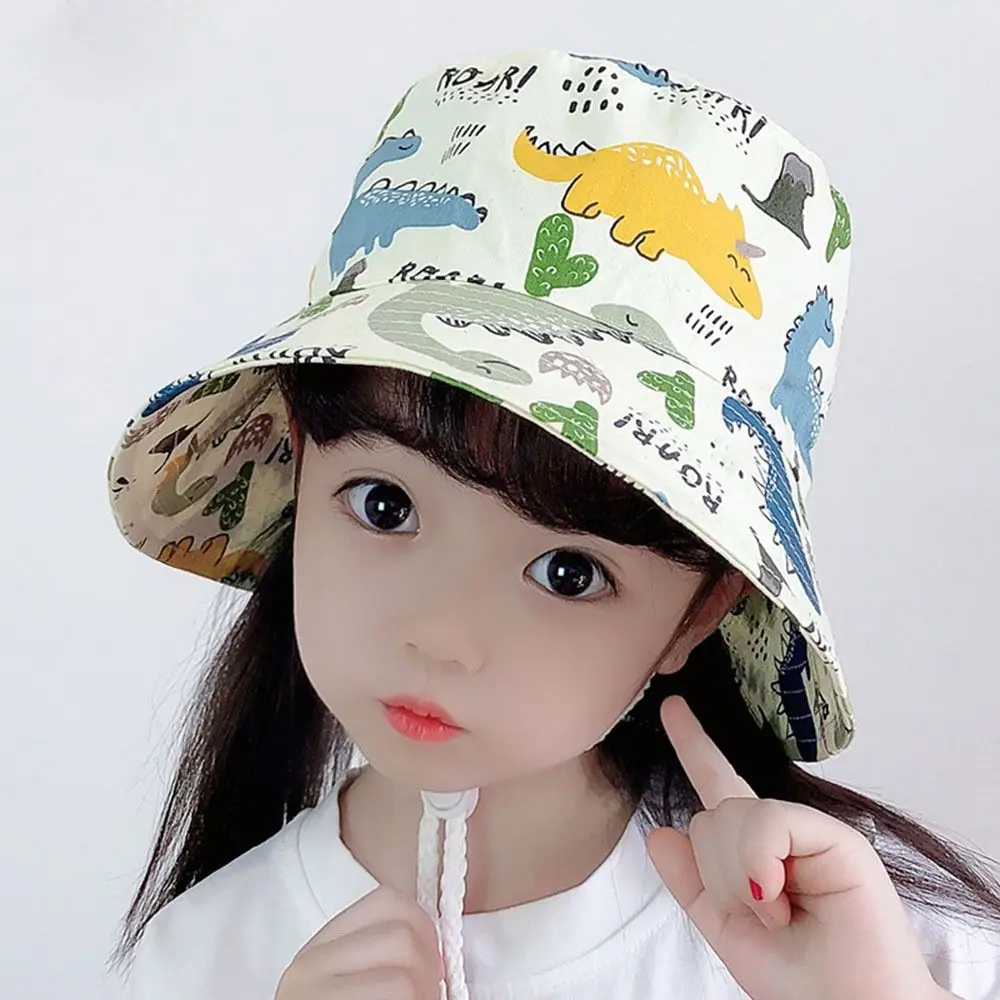 

Kids Beach Caps Anti-UV Hat Adjustable Wide Brim Sun Hat Big Visors Spring Summer Girls Boys Fisherman Cap Bucket Hat