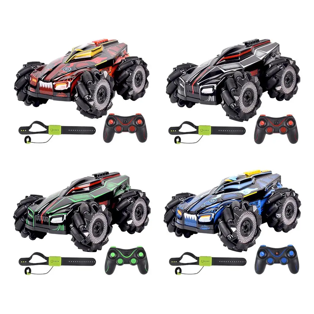 

Автомобиль с дистанционным управлением, высокий автомобиль с подсветкой и распылителем дыма, гоночные автомобили для мальчиков, электриче...