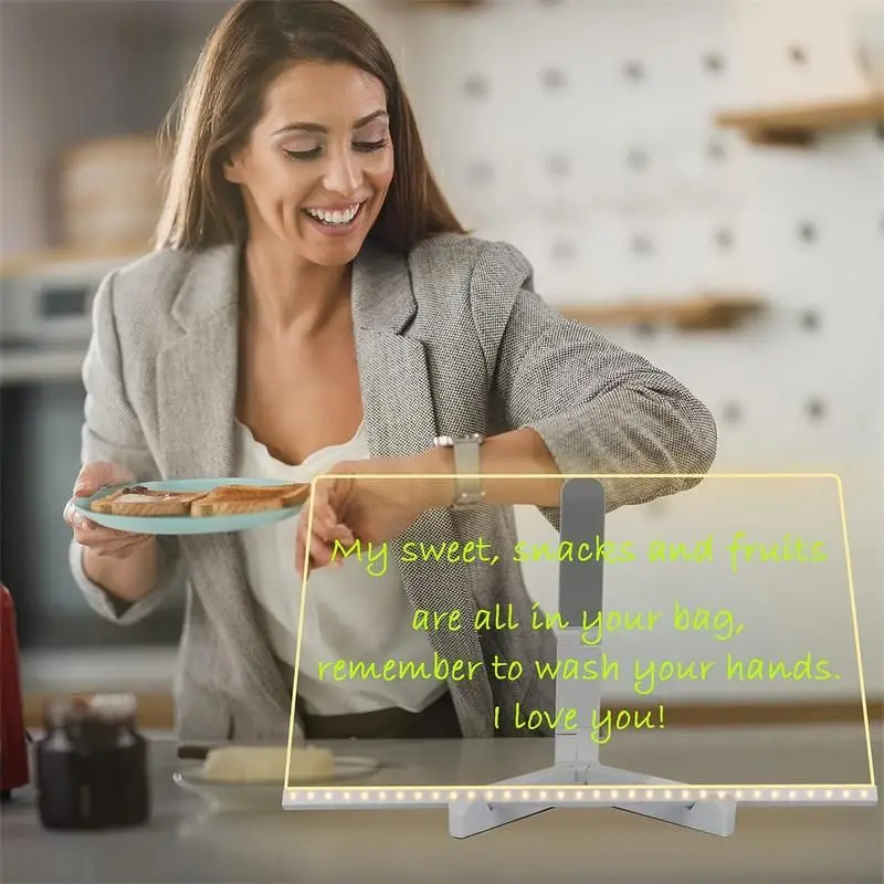 Светодиодная доска для заметок с цветными светодиодными буквами сообщений