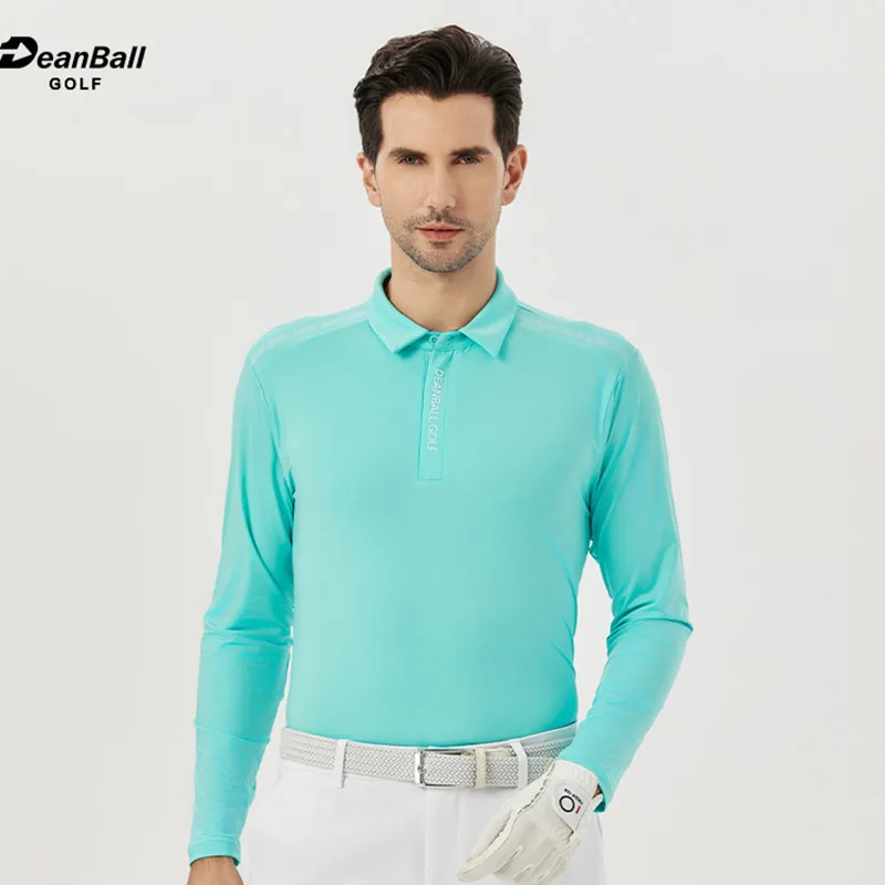 Новинка 2023 одежда для гольфа Мужская футболка с длинным рукавом рубашка-поло на