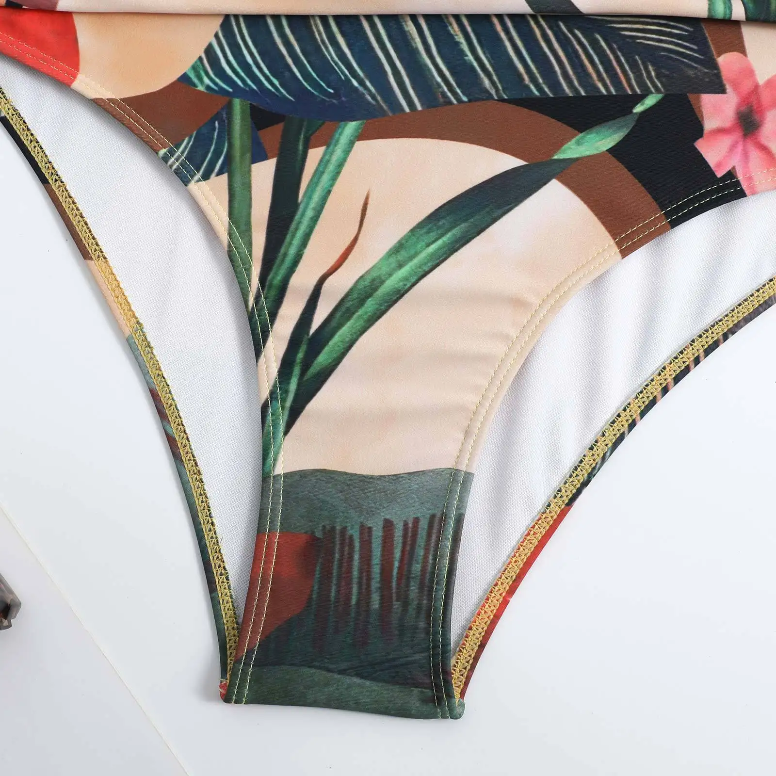 TYAKKVE 2023 Swimsuit One Piece Sexy Swimwear Woman Skirt Monokini Cover Up Deep V Backless Print Swim Suit Beach Bathing Suits