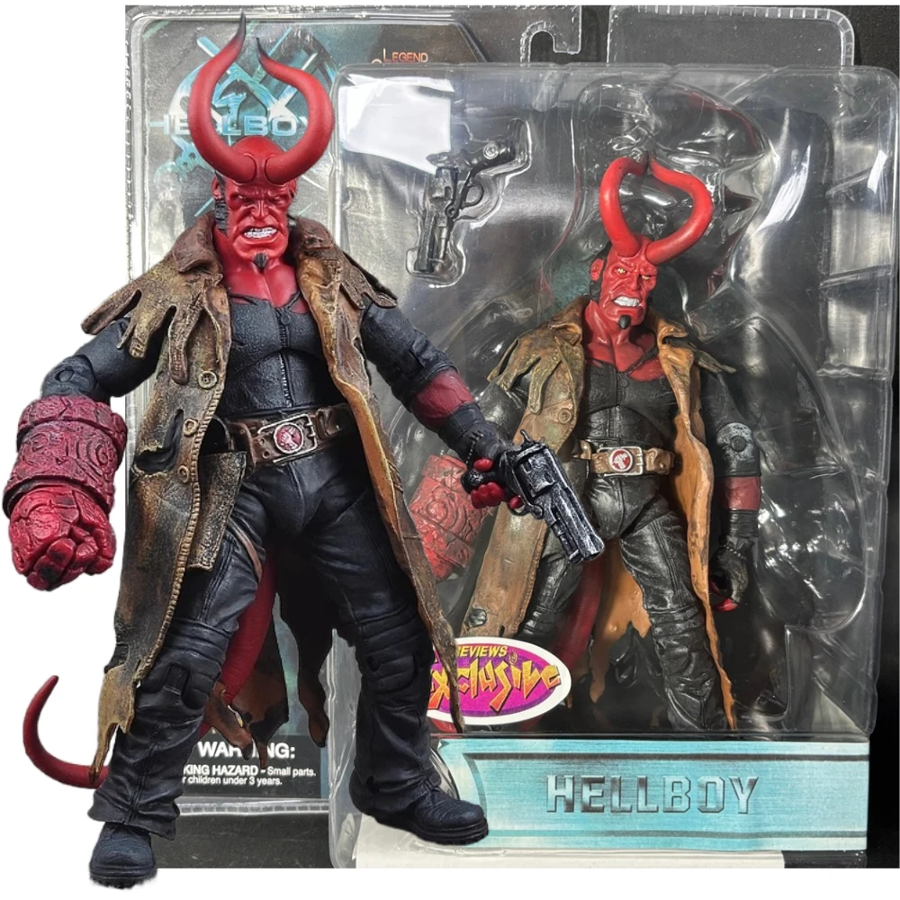 Фото Фигурка Mezco Hellboy, 7-дюймовая подвижная игрушечная модель в подарок №2