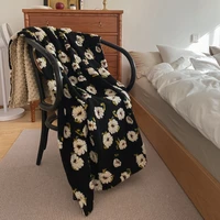 3d daisy wool blankets for beds thickened sheet sofa cover blanket office blanket korean tv nap shawl air conditioning blanket