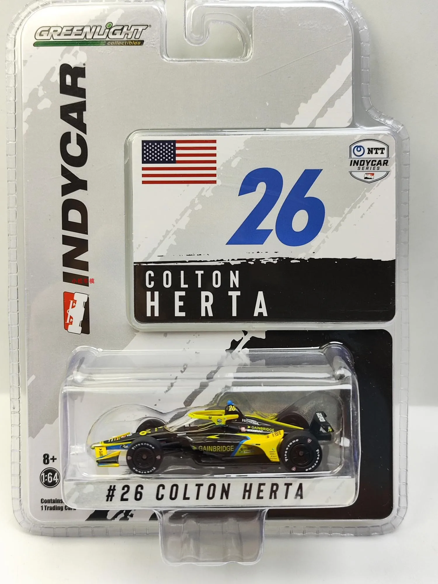 

Model 1:64 2021 NTT Indy Racing Series # 26 Colton Herta car model