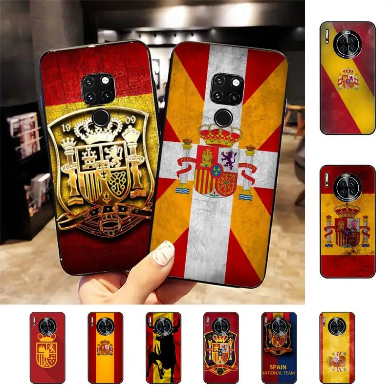 

Spain Spanish flag Phone Case for Samsung A51 A30s A52 A71 A12 for Huawei Honor 10i for OPPO vivo Y11 cover