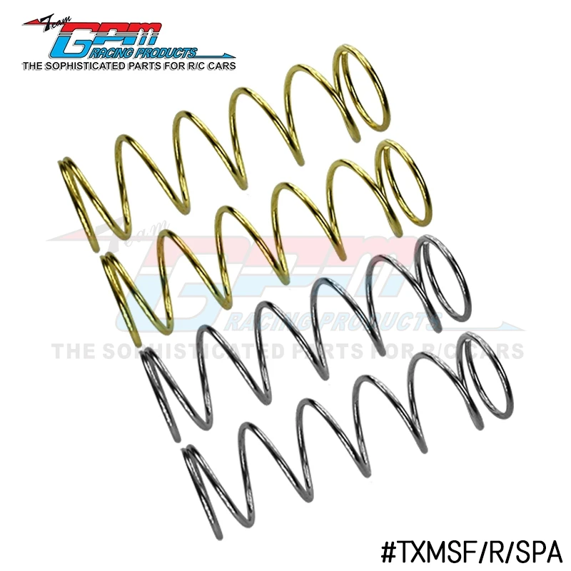 

GPM SPARE SPRINGS FOR FRONT/REAR DAMPERS -2PC SET FOR TRAXXAS 1/10 MAXX 89076-4 RC Upgrade