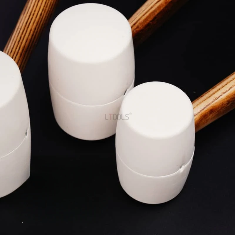 Ручка из карбонизированной древесины белый резиновый молоток микро пуля твердый