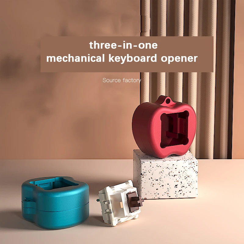 

Universal Magnetic Shaft Opener Game Mechanical Keyboard Cherry MX Shaft Repair Tool CNC Metal Multi-Function Three-In-One