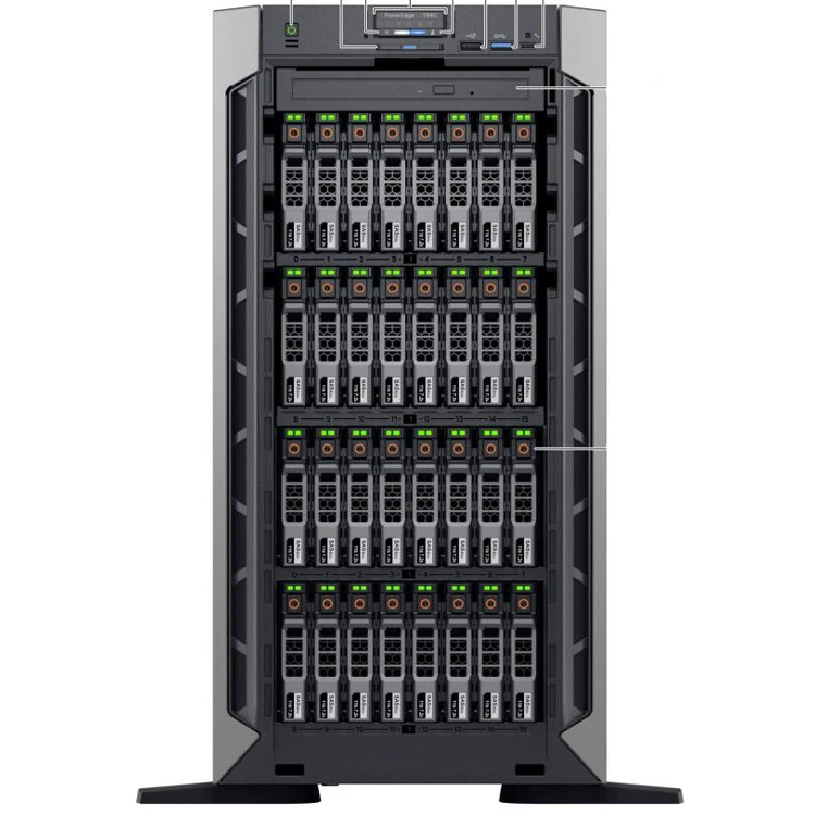 Башенный сервер T640 8*3 5 дюймов Xeon 6142 750 Вт память серверная стойка 5U