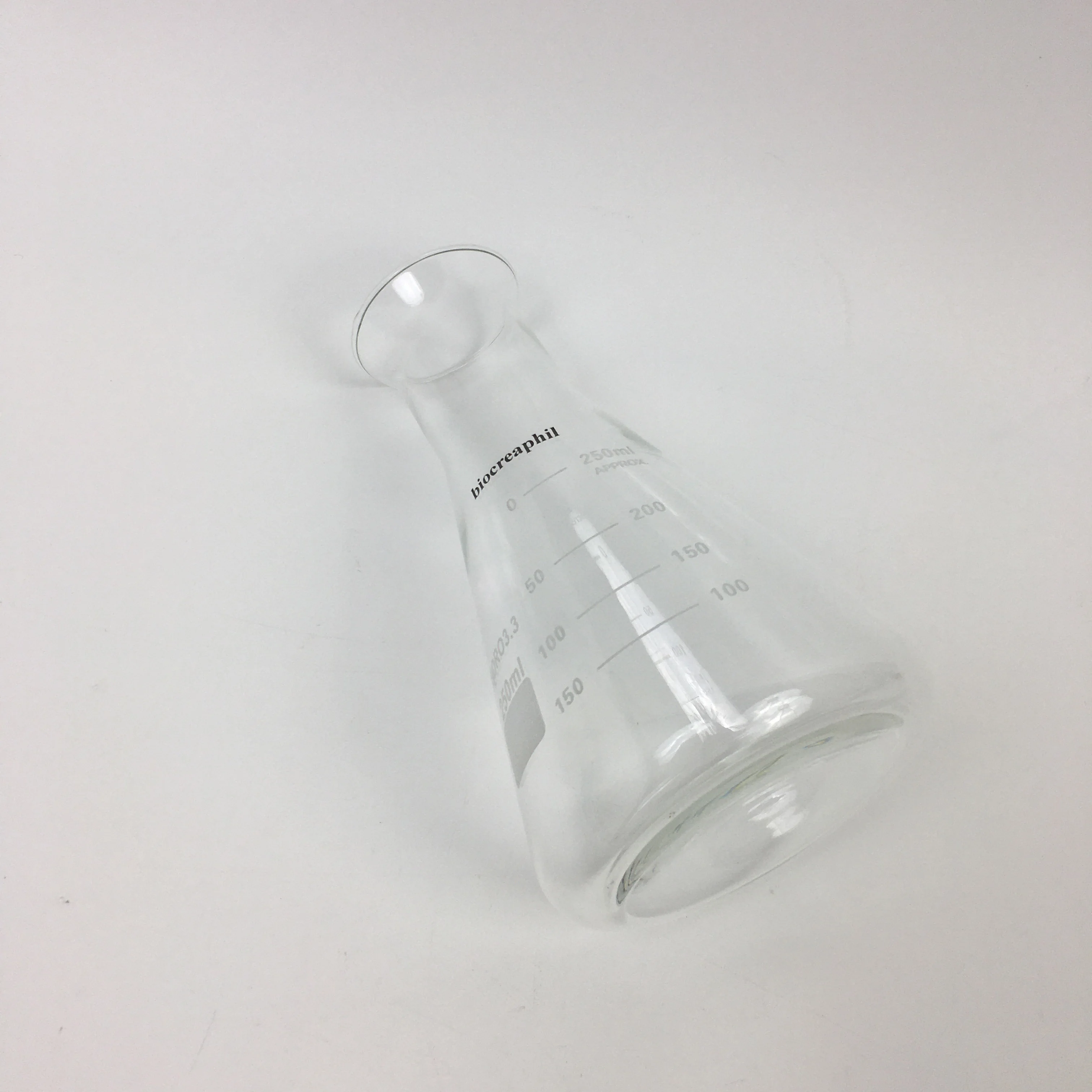 Стеклянные колбы biocreaphi 250 мл с узким горлышком для тяжелых стен Erlenmeyer (250