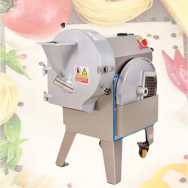 

Commercial Electric Vegetable Cutting Machine Restaurant Kitchen Vegetable Shredding Sliced Diced Machine 500kg/H