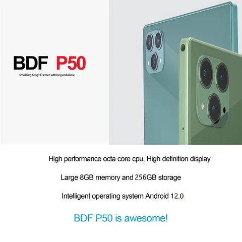 Планшет BDF 10.1", Android 12, 8 Гб, 256 Гб