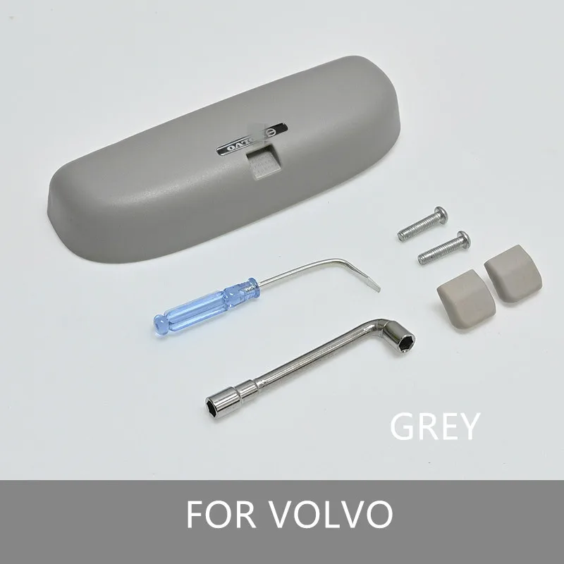 

Colormylife ABS Car Sunglasses Holder Box Glasses Case for Volvo XC60 S60 XC40 Glasses Storage Box Accessories