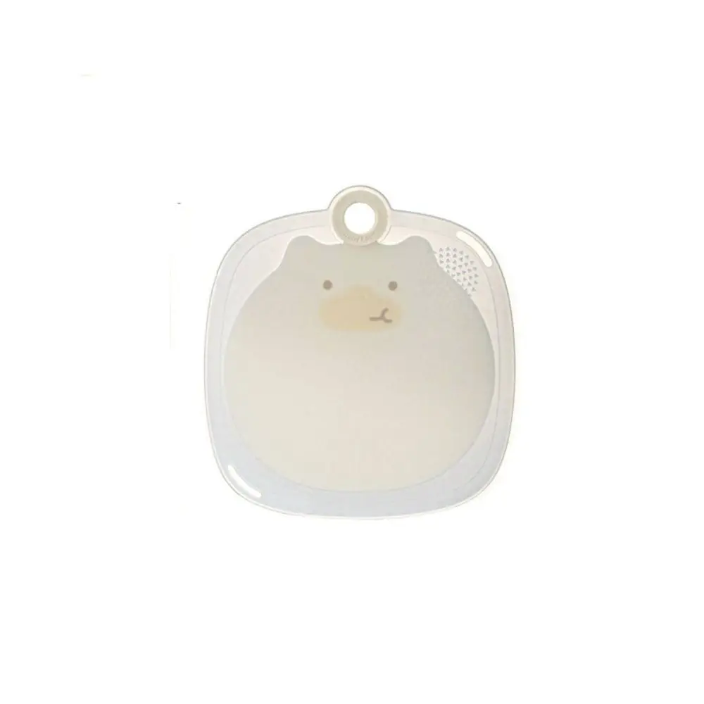 

Разделочная доска PP+TPR белая/зеленая